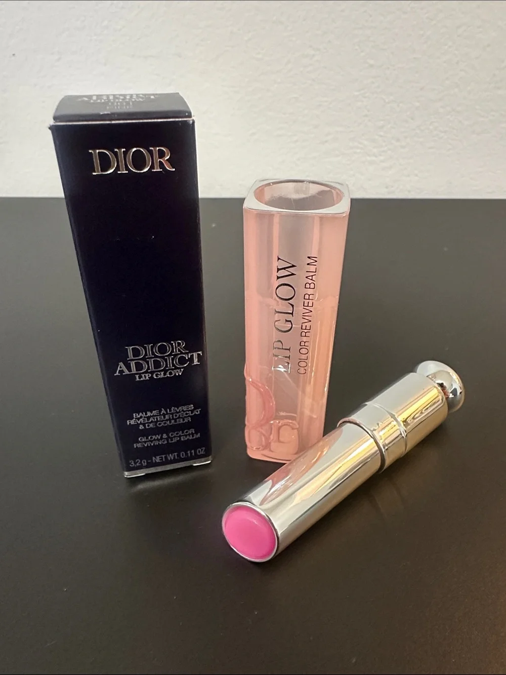 NWT Dior Addict Lip Glow Color Reviver Hydrating Balm - 001 Pink